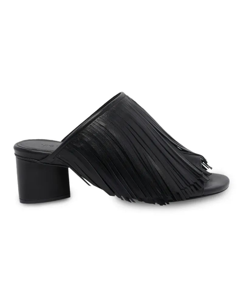 Vic Matié K16 Sandalen mit Fransen - Schwarz Schwarz