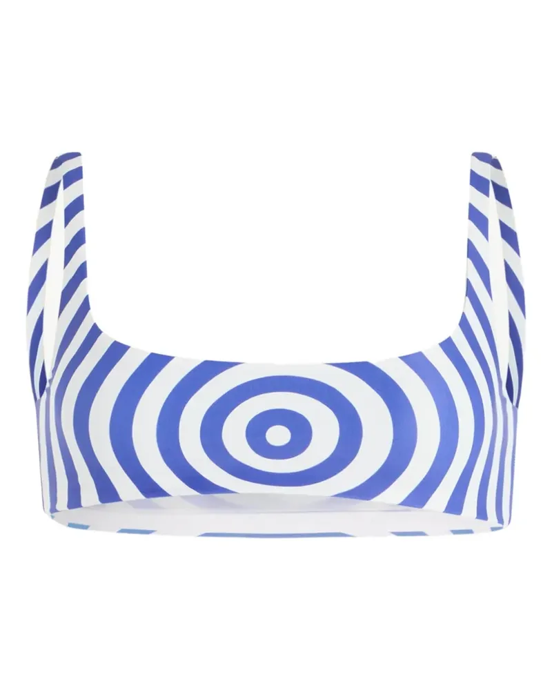 Jean Paul Gaultier The Blue Target bra - Blau Blau