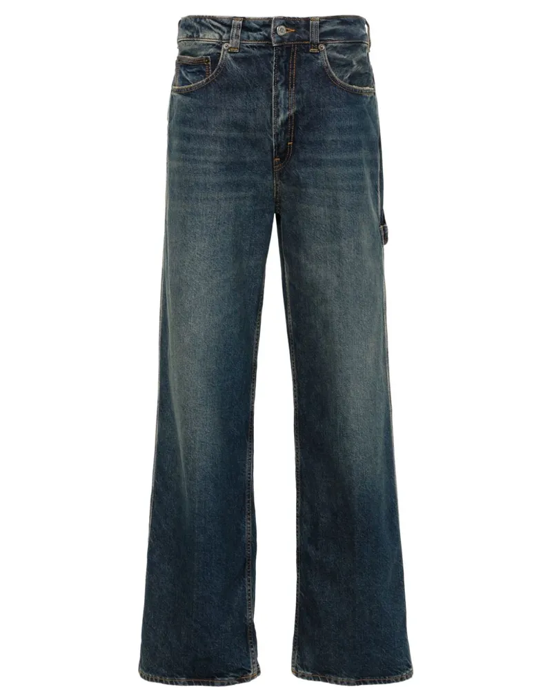 Haikure Halbhohe Winona Straight-Leg-Jeans - Blau Blau