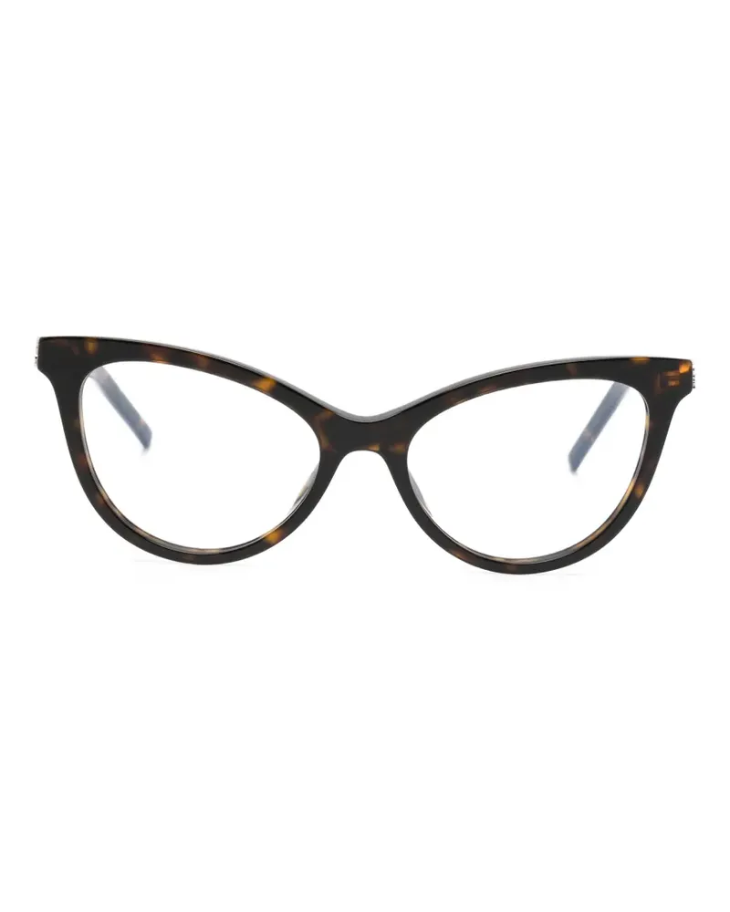 Saint Laurent Klassische Cat-Eye-Brille - Braun Braun