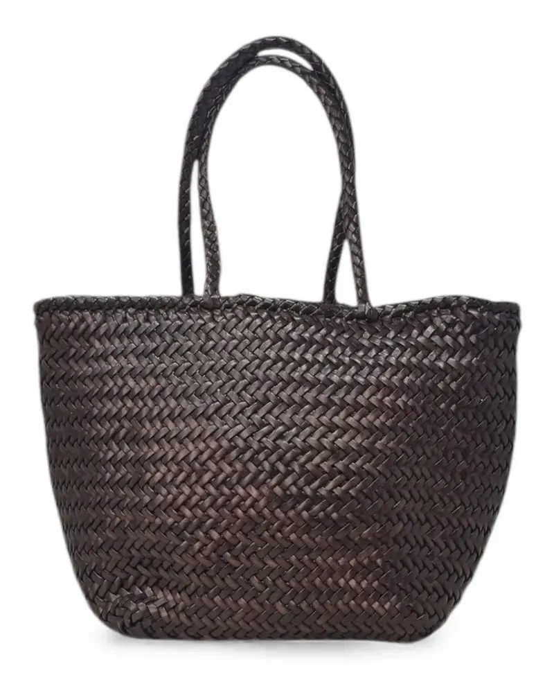 DKNY Grace Basket woven shoulder bag - Braun Braun