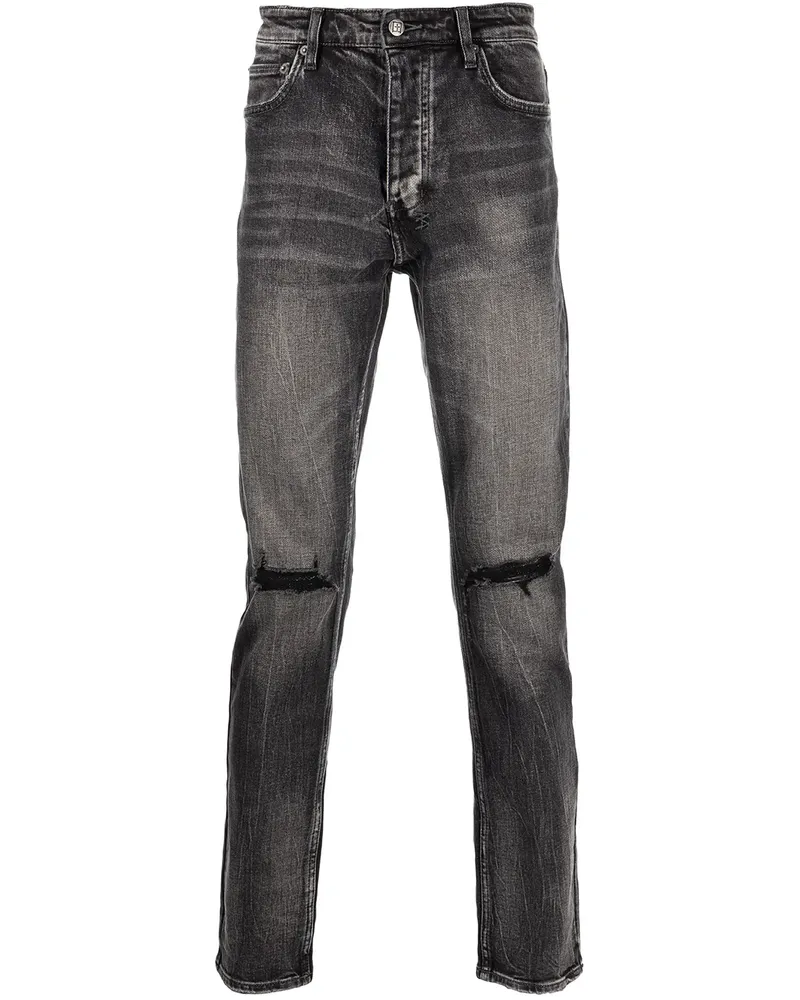 ksubi Skinny-Jeans mit Distressed-Detail - Grau Grau