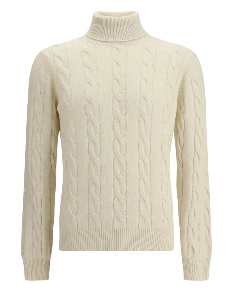 ARAGONA cable-knit sweater - Nude Nude