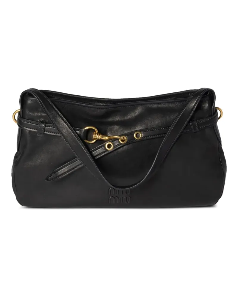 Miu Miu Aventure Schultertasche - Schwarz Schwarz