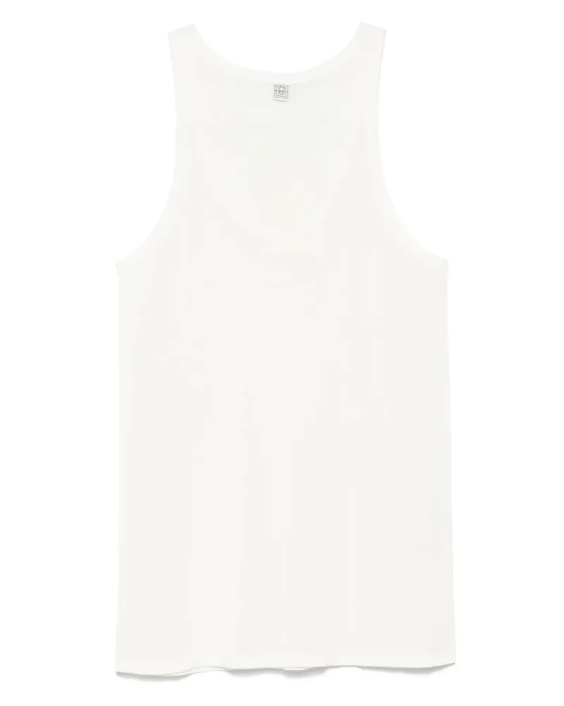 Totême Gestricktes Tanktop - Weiß Weiß