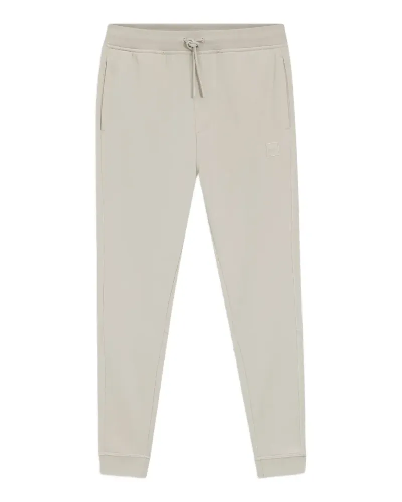 HUGO BOSS Jogginghose aus Baumwollfrottee mit Logo-Patch - Grau Grau