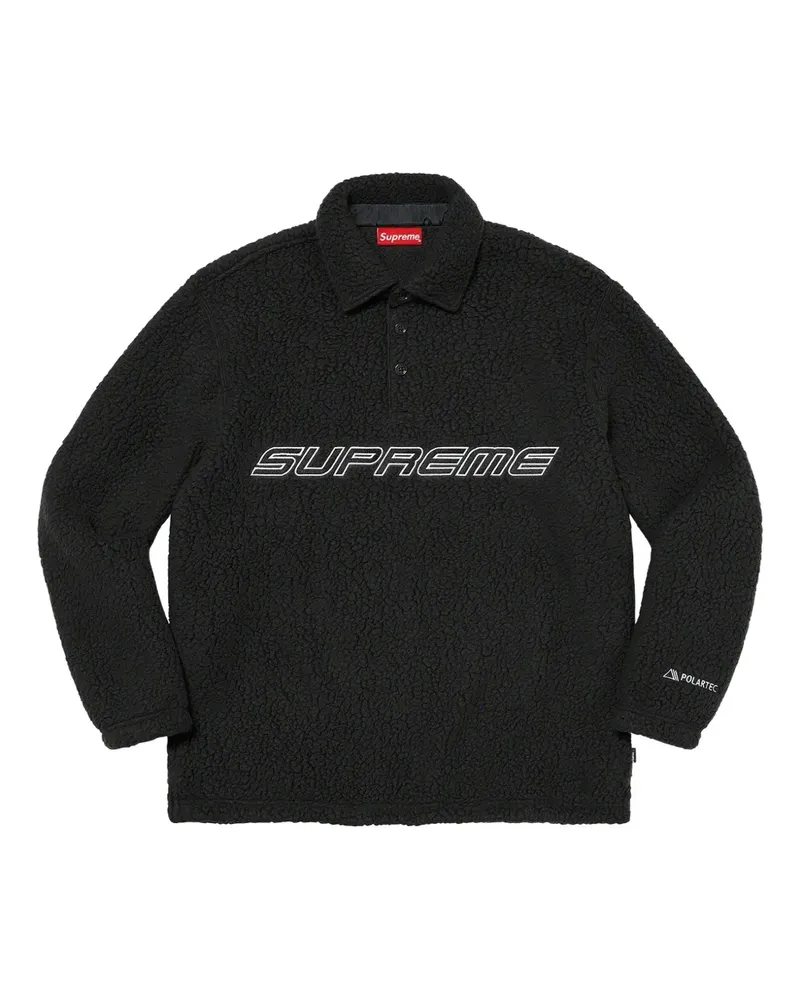 Supreme Being logo polo shirt - Schwarz Schwarz
