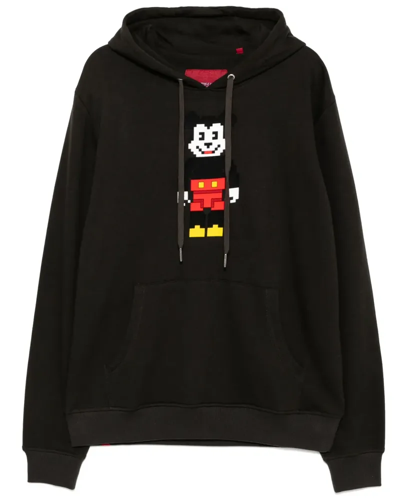 Mostly Heard Rarely Seen Hoodie mit Mausbär - Grau Grau