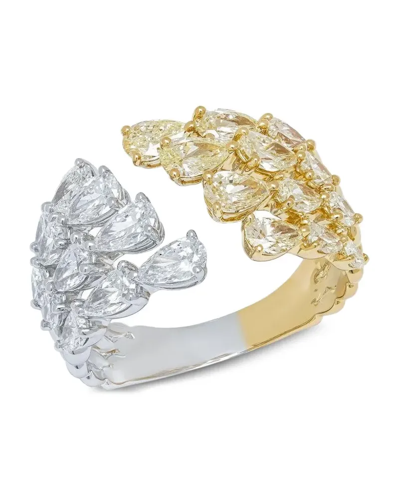 Azzaro Weißgoldring mit Diamanten Gold