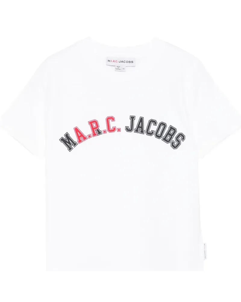 A.P.C. T-Shirt mit Logo-Print - Weiß Weiß