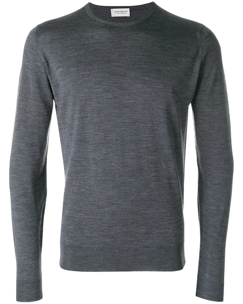 John Smedley Pullover mit rundem Ausschnitt - Grau Grau