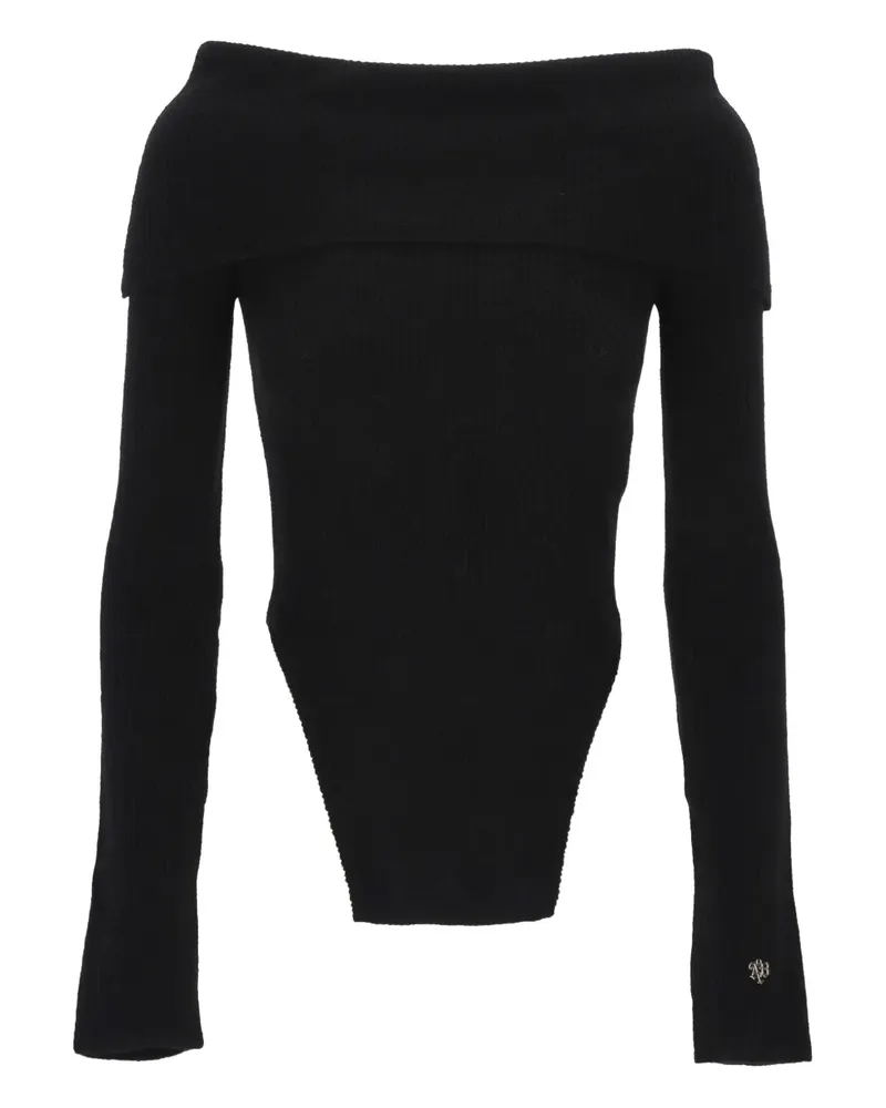 Aniye By off-shoulder long-sleeved top - Schwarz Schwarz