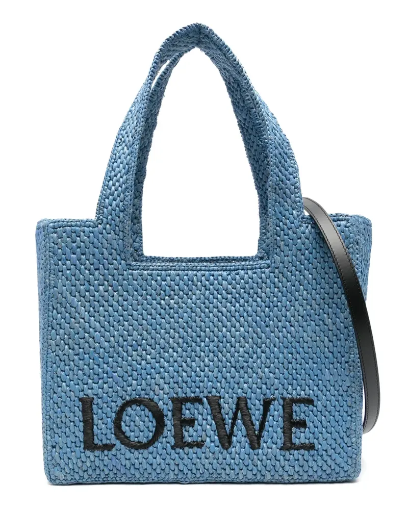 Loewe Mittelgroße  Font Tote Bag - Blau Blau