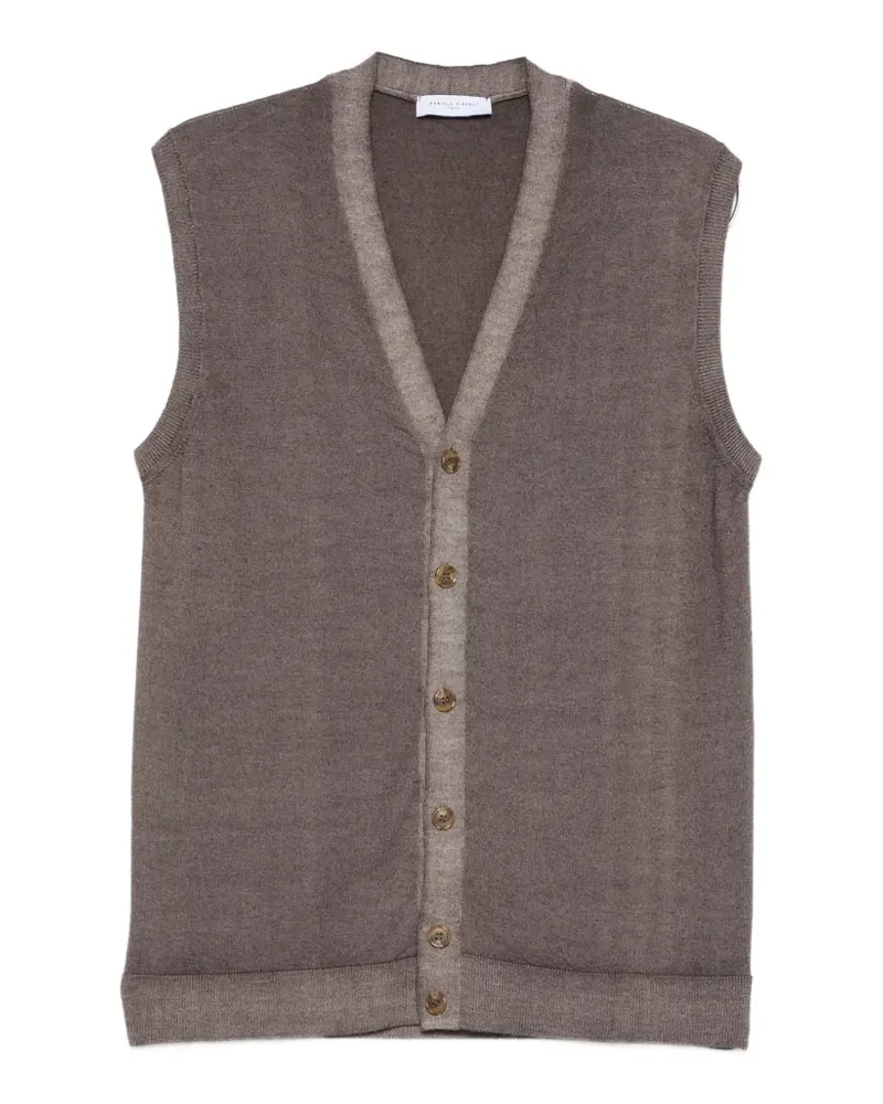 Daniele Fiesoli wool button-up cardigan - Braun Braun