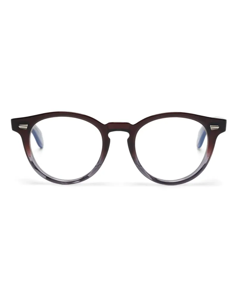 Cutler and Gross Brille mit rundem Gestell - Braun Braun