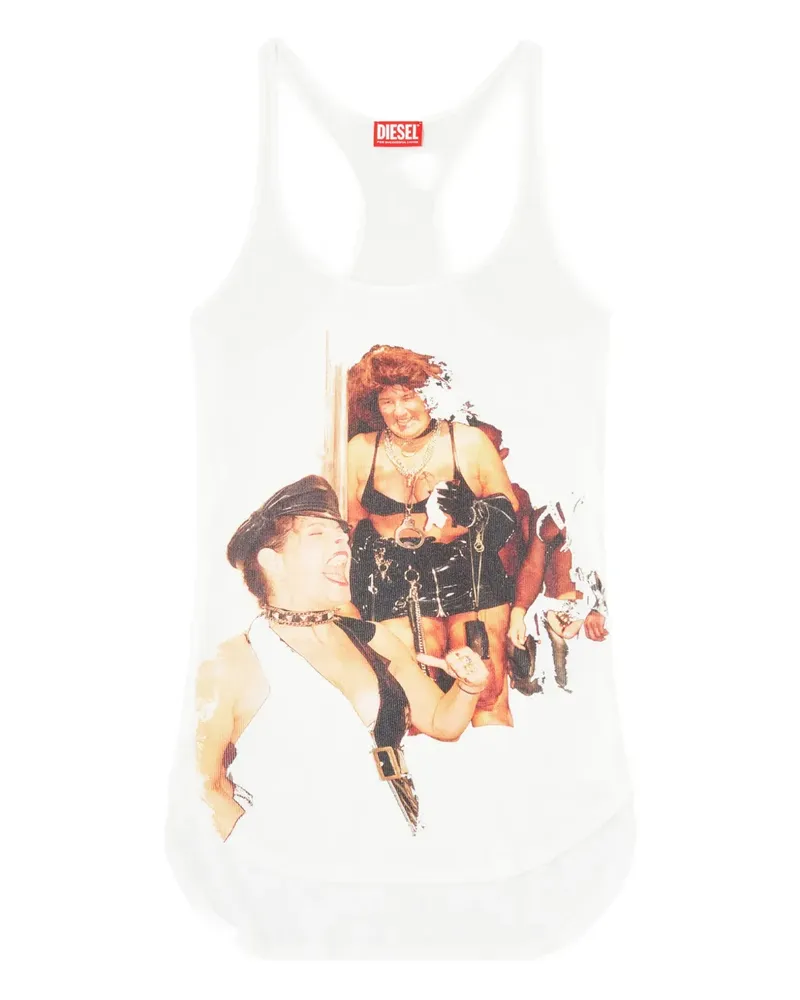 Diesel x Tom of Finland Foundation T-Shanny Tanktop - Weiß Weiß