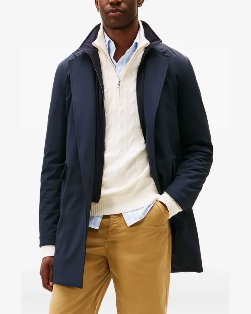 Tommy Hilfiger Einreihiger Mantel - Blau Blau