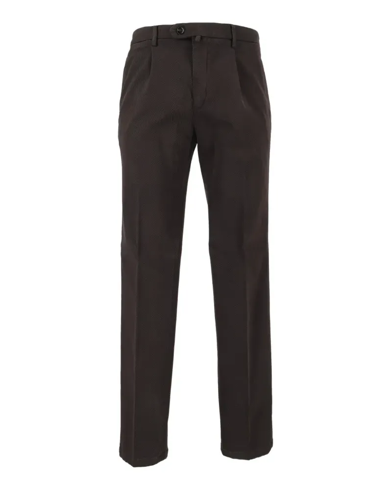 Briglia 1949 Bundfaltenhose mit geradem Bein - Braun Braun