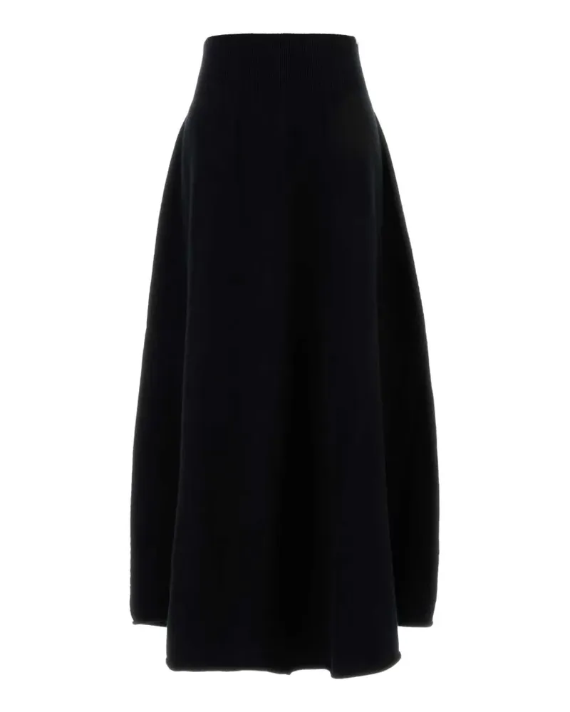extreme cashmere Gestrickter N°498 Maxirock - Schwarz Schwarz