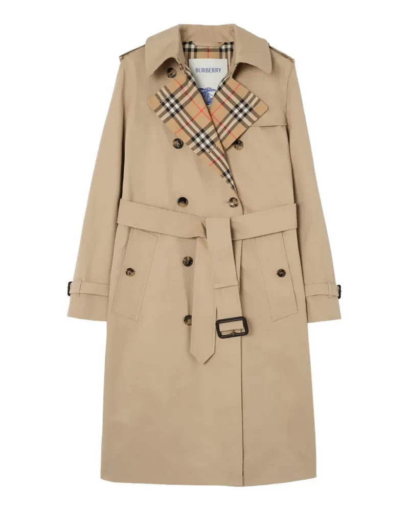Burberry Lakefield Trenchcoat aus Baumwolle - Nude Nude