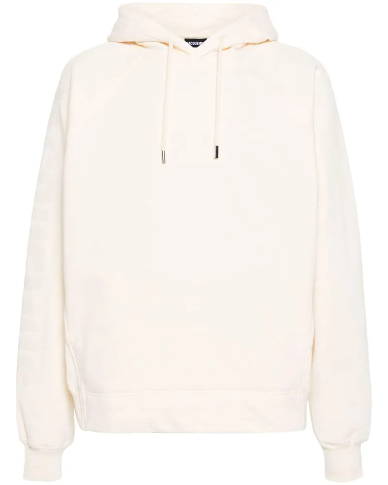 Jacquemus Le Hoodie Typo Oberteil - Nude Nude