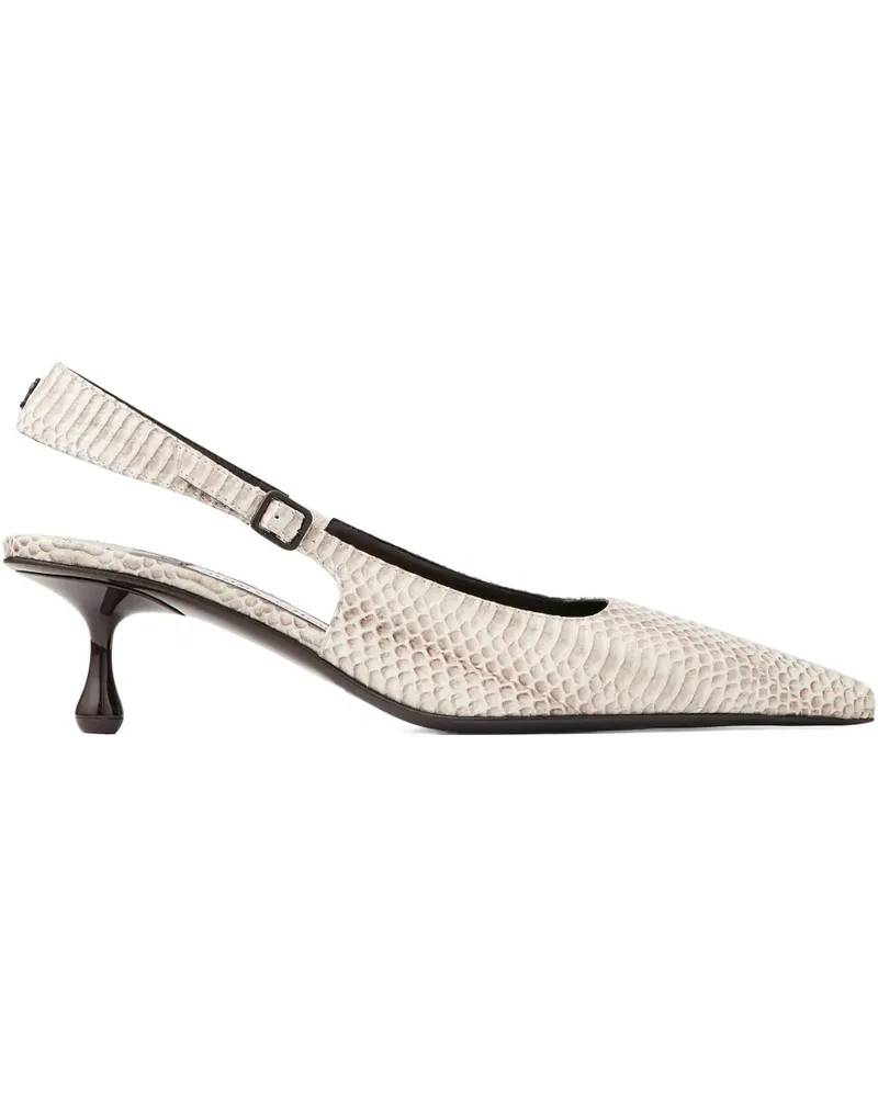 Jimmy Choo Amel Pumps 50mm - Weiß Weiß