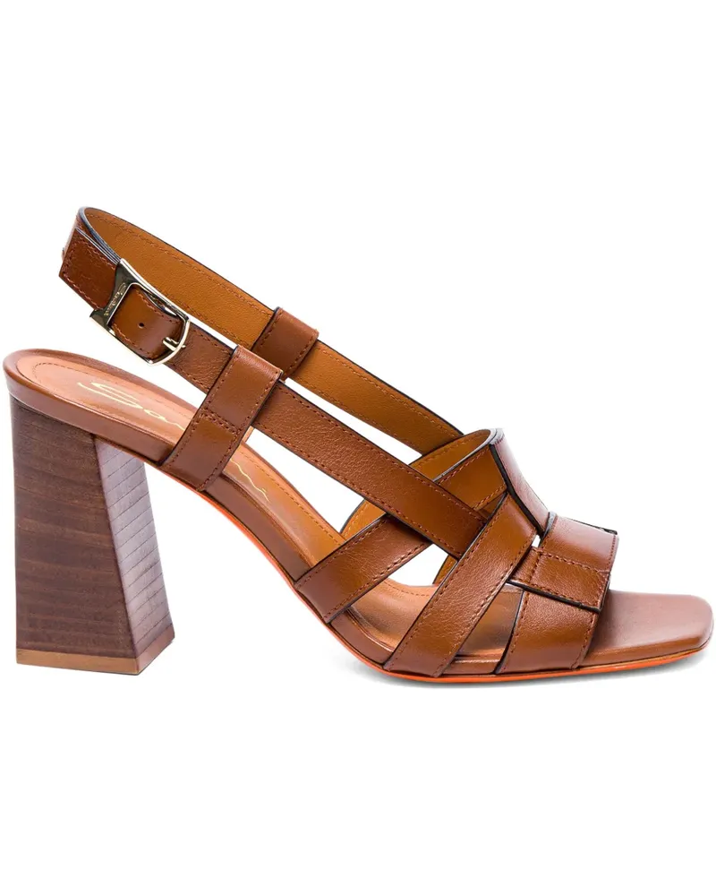 Santoni Venere Sandalen 80mm - Braun Braun