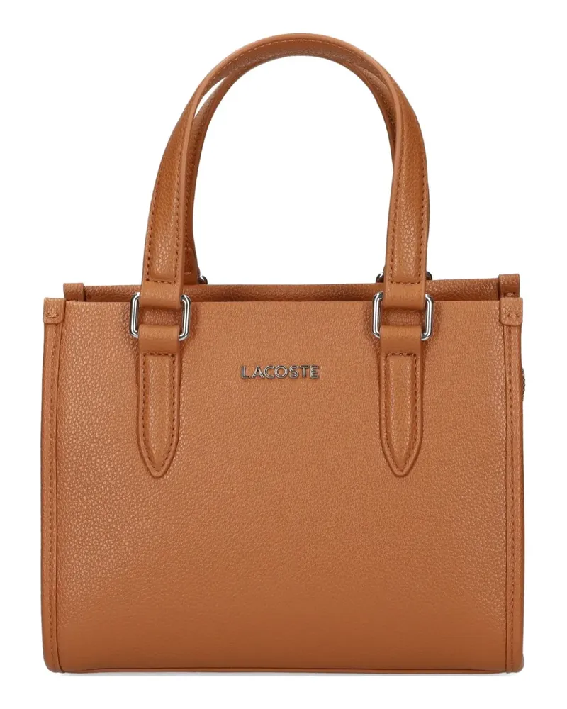 Lacoste logo motif tote bag - Braun Braun