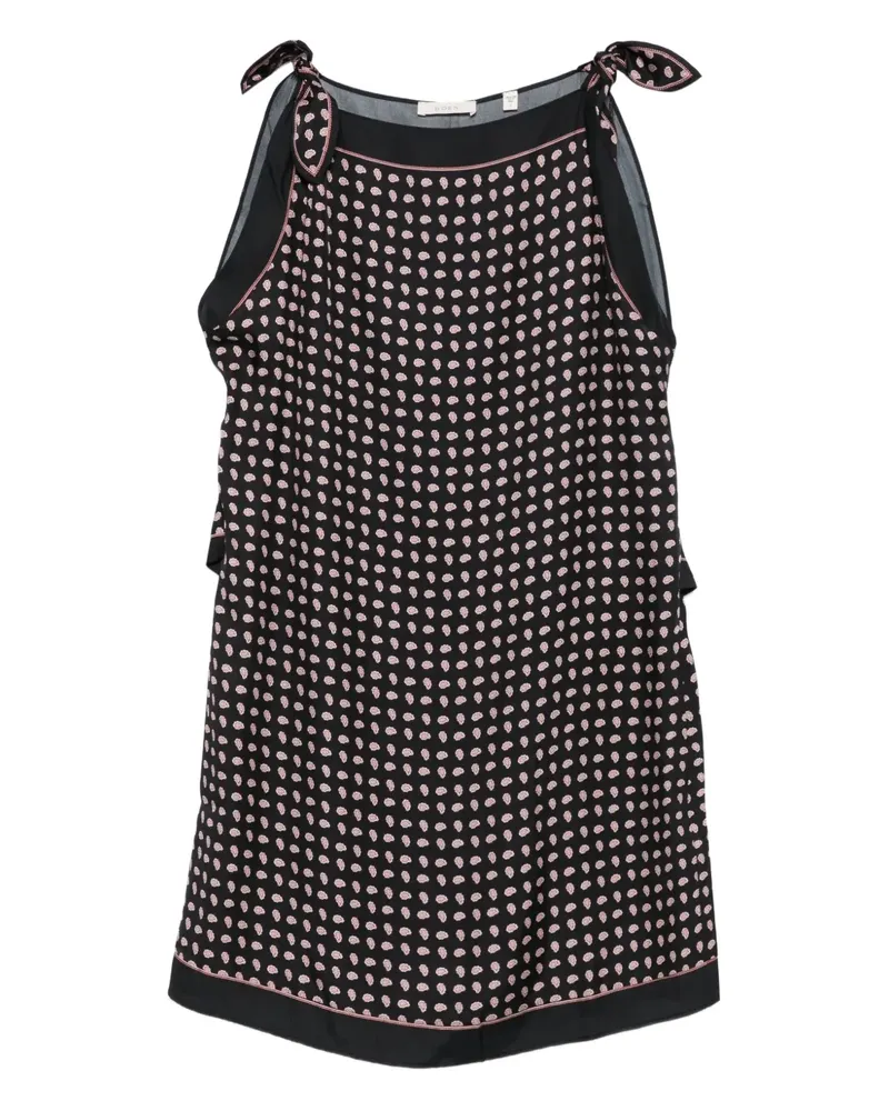 DÔEN Millane Minirock mit Print - Schwarz Schwarz