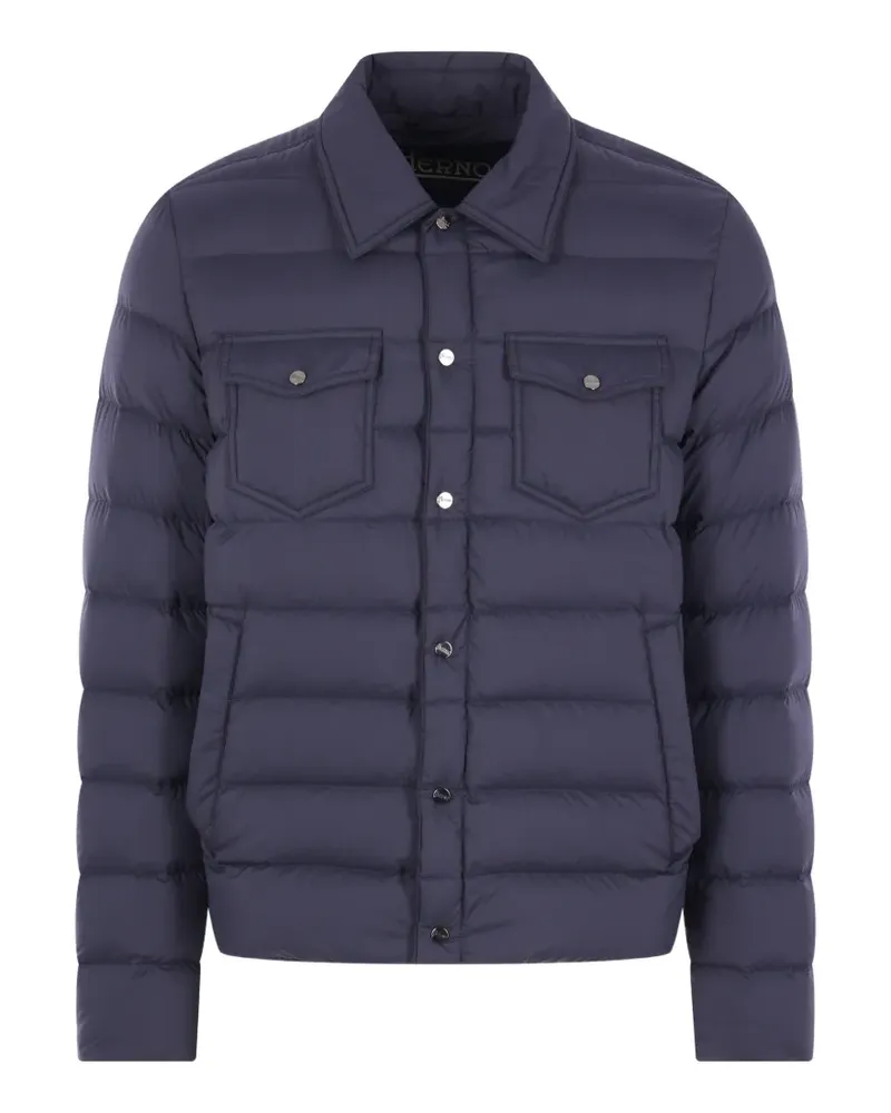 Herno quilted padded jacket - Blau Blau