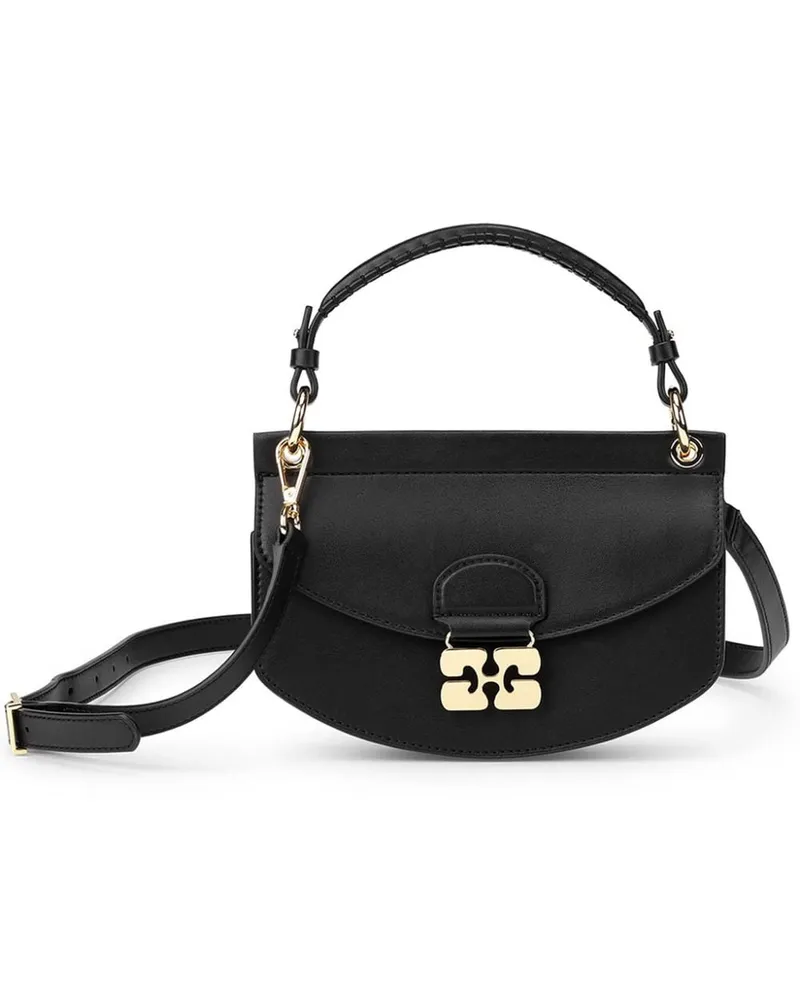 Ganni Mini Apo-G Tote Bag - Schwarz Schwarz