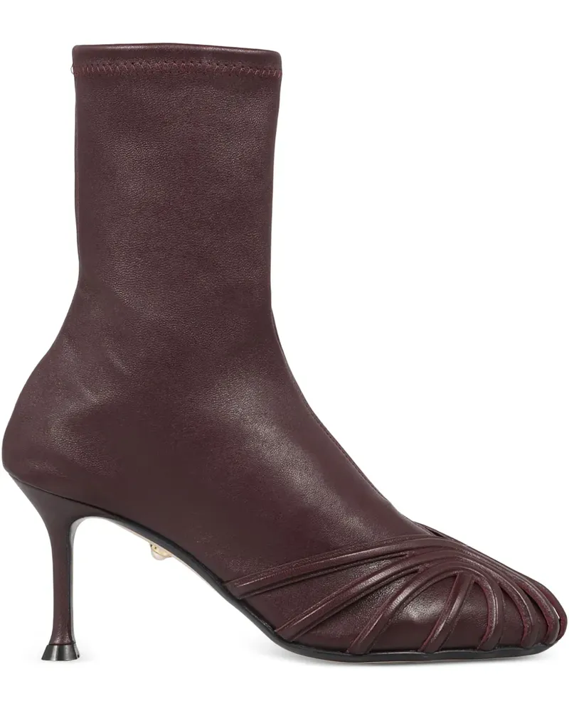 Alevì Iman Stiefeletten mit Käfig 95mm - Rot Rot
