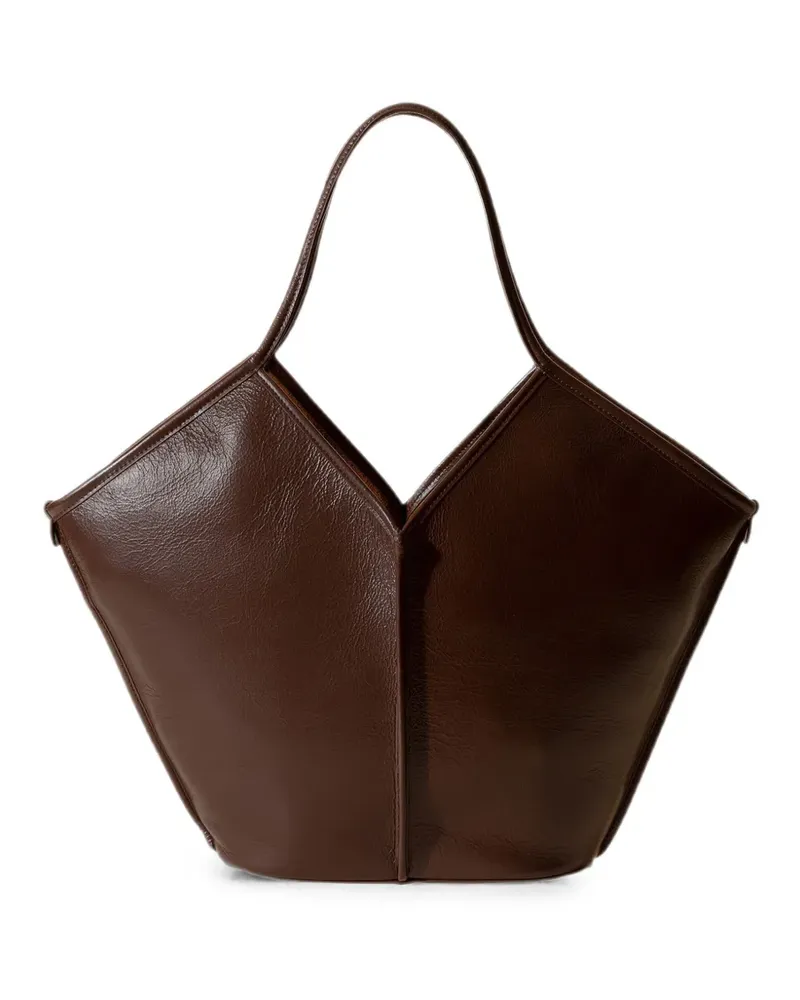 HEREU Calella tie-fastening shoulder bag - Braun Braun