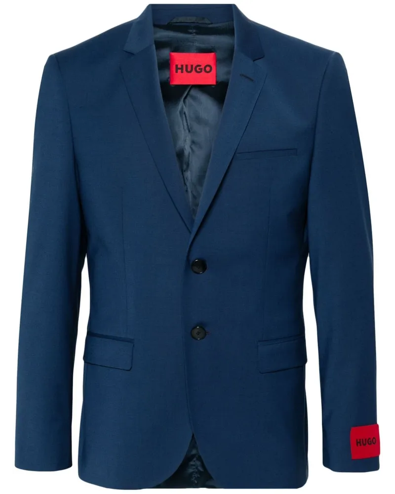 HUGO BOSS Einreihiges Sakko - Blau Blau
