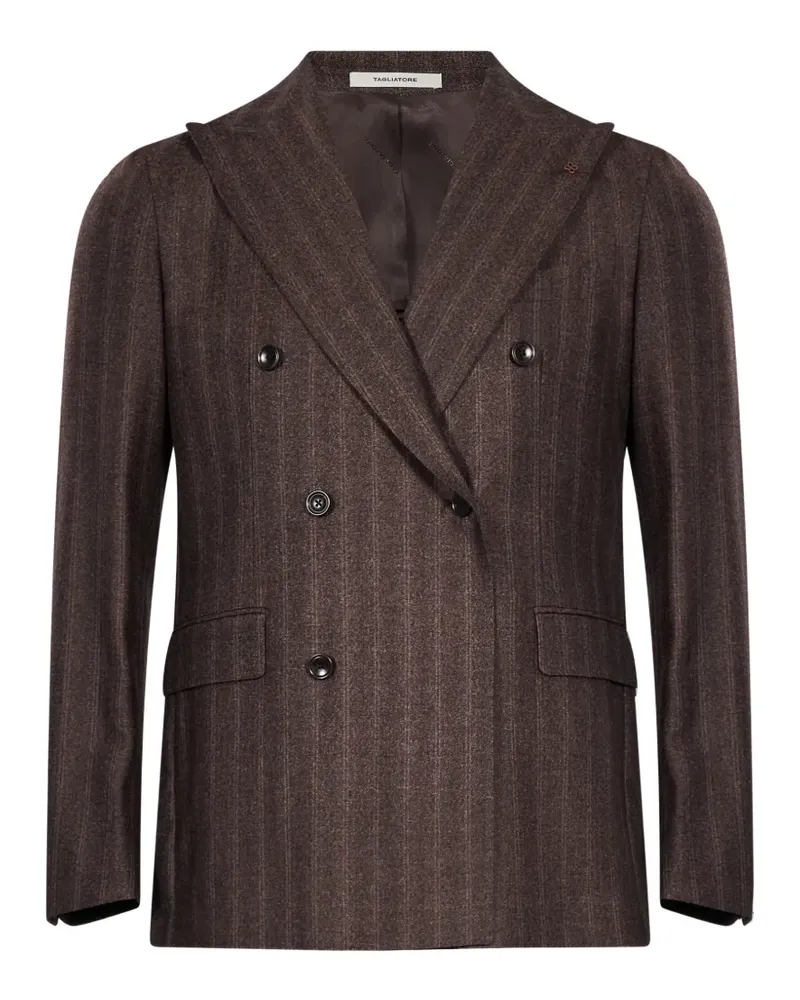 Tagliatore pinstriped double-breasted suit - Braun Braun