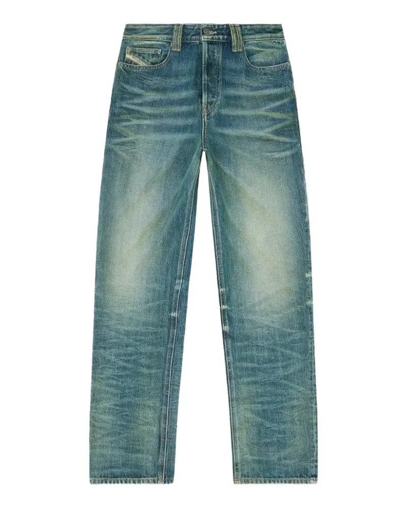 Diesel regular jeans high waist 1991 D-Voeed - Blau Blau