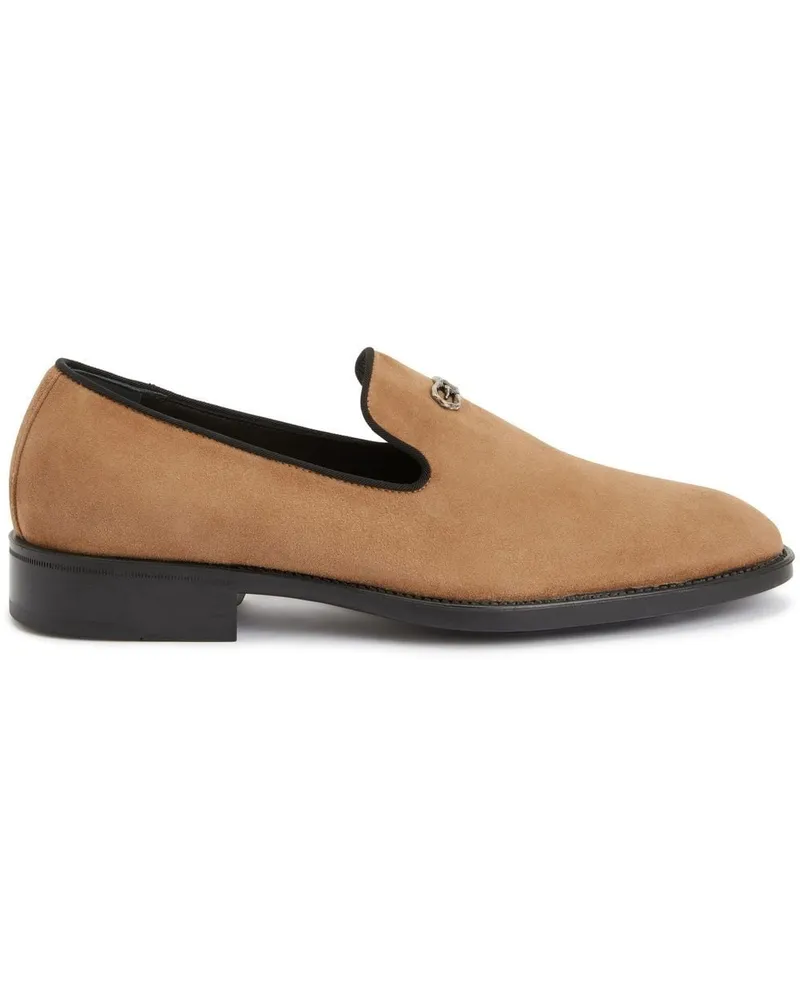 Giuseppe Zanotti Imrham Sneakers aus Wildleder Nude