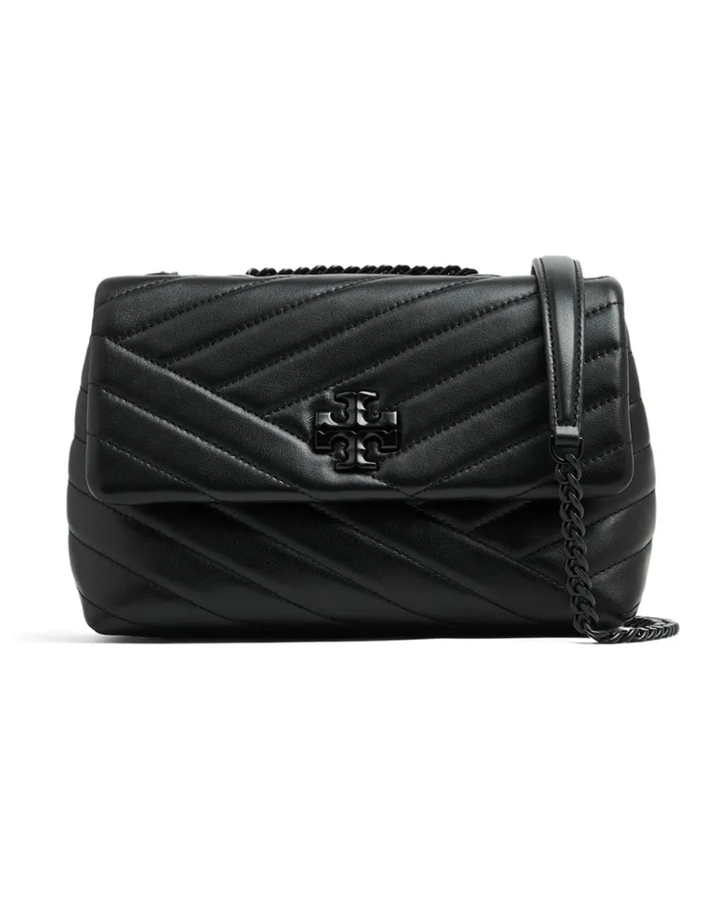 Tory Burch Kleine Kira Chevron Powder Schultertasche - Schwarz Schwarz