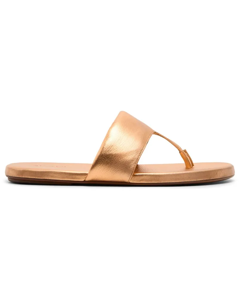 Marsèll Sandalen aus Platinfolie - Gold Gold