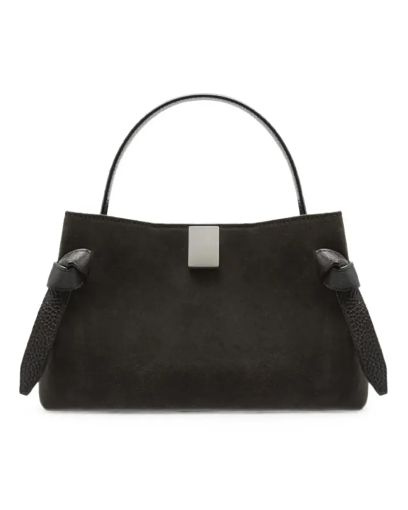 YUZEFI Gyoza suede tote bag - Braun Braun