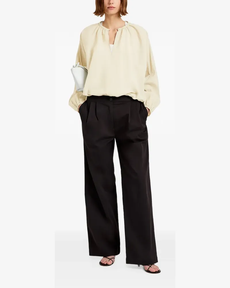 Proenza Schouler Wendy Bluse mit Ballonärmeln - Gelb Gelb