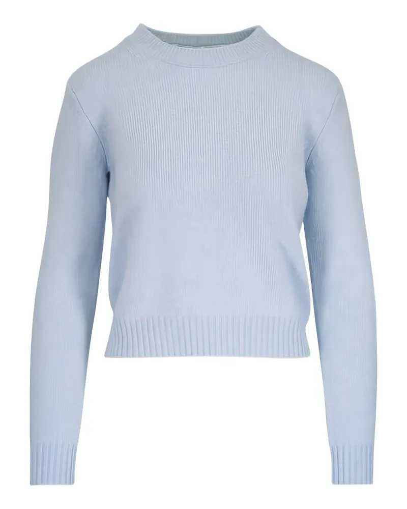 Lisa Yang Pullover mit Rundhalsausschnitt - Blau Blau