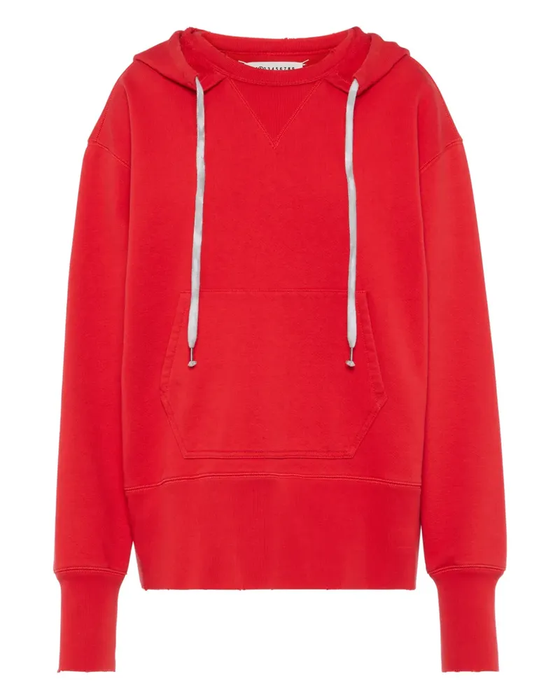 Maison Margiela Kapuzenjacke mit Taschen - Rot Rot