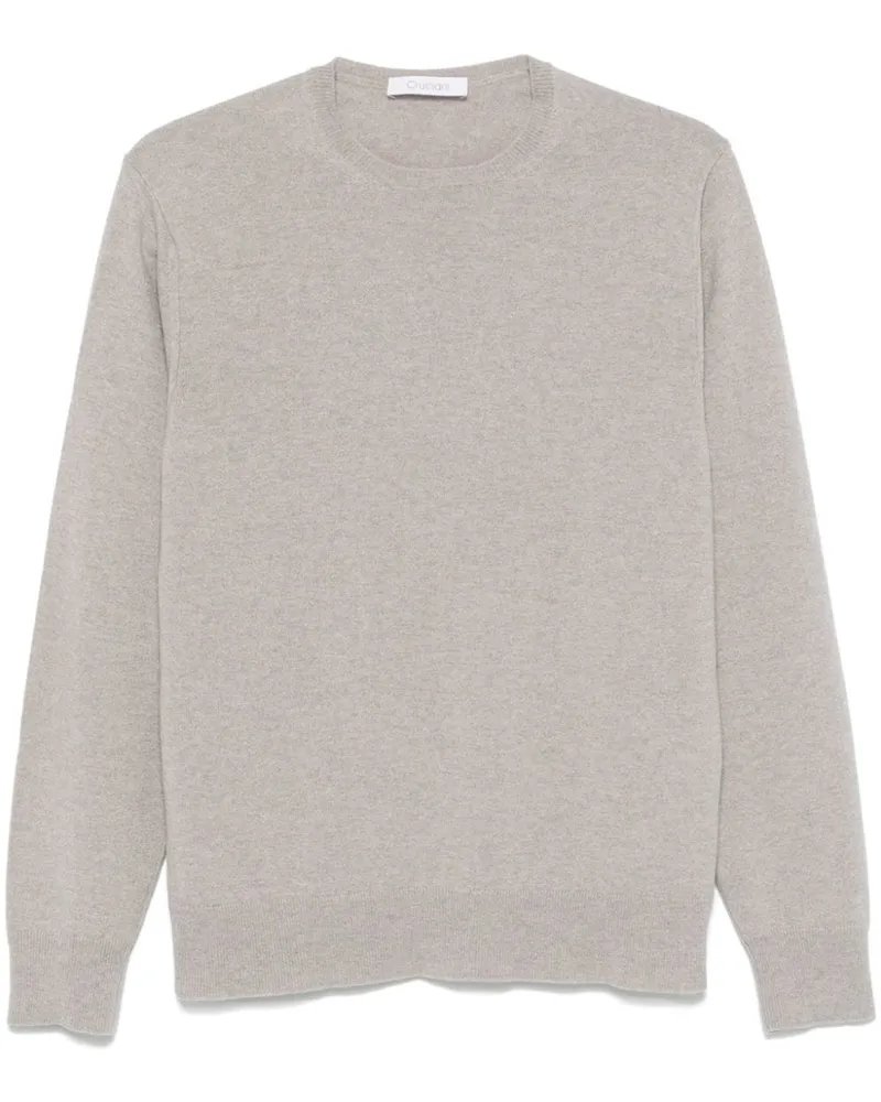 Cruciani Klassischer Kaschmirpullover - Nude Nude