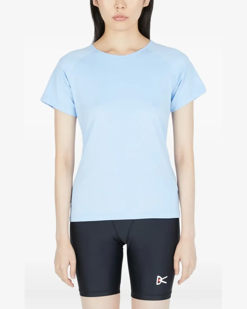 District Vision T-Shirt mit Stretchanteil - Blau Blau