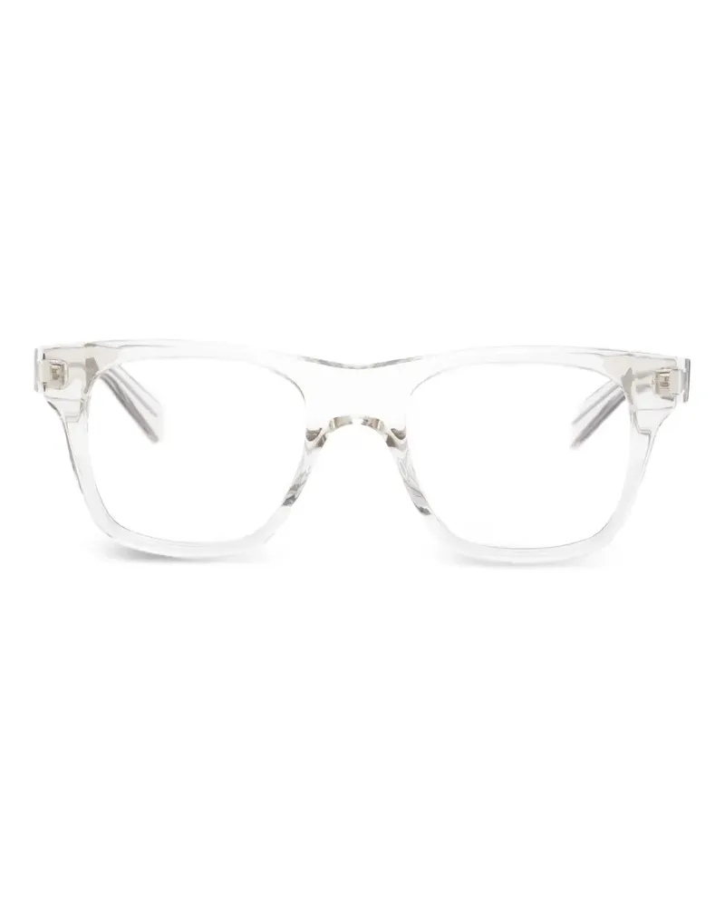 Saint Laurent Brille mit eckigem Gestell - Weiß Weiß
