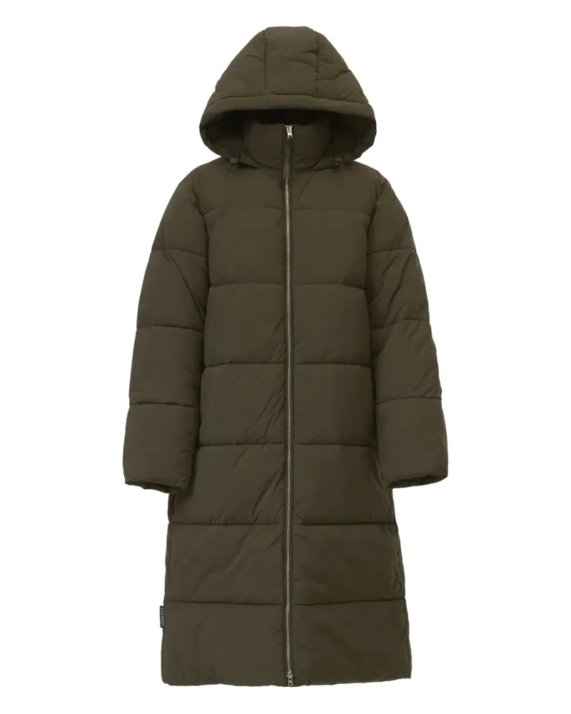Closed Gefütterter Kapuzenmantel - Grün Grün