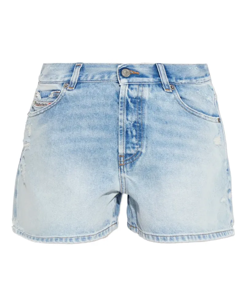 Diesel De-Helios ripped denim shorts - Blau Blau