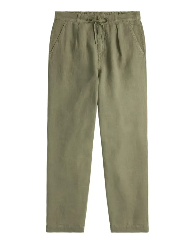 Ralph Lauren Leinenhose mit Bundfalten - Grün Grün