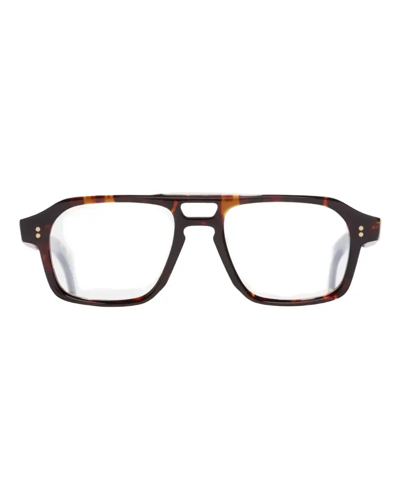 Cutler and Gross GR15 pilot-frame glasses - Braun Braun